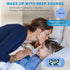 Snooze Plumeet Kids Alarm Clock Large Digital LCD Travel Alarm Clocks with and Night Light - Ascending Sound