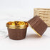 EUSOAR 100pcs 3.5 oz Aluminum Foil Cupcake Ramekins, Muffin Liners, Little Foil Cups for Baking
