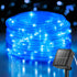 ANJAYLIA 33FT 100 LED Solar Rope Lights Outdoor Waterproof, Solar Powered Rope