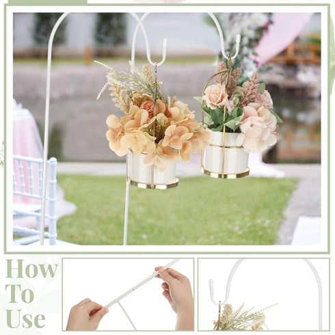 10 35 Inch Yaocom Pcs Shepherds Hooks for Outdoor Bird Feeder Poles Metal Shepherds Hook Plant Hangers Outdoor Wedding