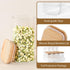 20 Pack 10 oz Set, TBWIND Square Glass Spice Jars with Lids and Labels Airtight Small Spice Containers Clear Glass