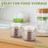 36 Tessco for you Pieces Yogurt Container Lids Clear Plastic Jar Lids Not Included Jar Replacement Compatible with Oui