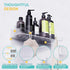 Adhesive Shower Caddy, 5 Pack Acrylic Shower Shelves Bath Organizers, No Drilling Shelves for Bathroom Storage & Decor