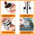 Stainless Steel Reusable Espresso Capsules for K Fee Pods, Includes 30mm Tamper, Spoon, and Brush