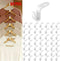 Clothes Hanger Connector Hooks, 50PCS Plastic Cascading Hangers for Space Saving Organizer in Heavy Duty Closets