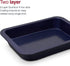 Zyliss E980190 Non-Stick Oven Tray, 30cm x 20cm, Dark Blue Carbon Steel Baking Tin, Dishwasher Safe, 5 Year Guarantee