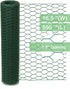 16.5 590 1 inch Garden Poultry Green Chicken Wire - '' '' Chicken Wire Floral for Crafts, Garden Fence Animal Barrier