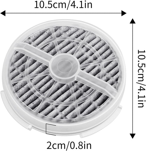 KEEPOW HEPA Filter Replacement for Frida Baby Air Purifier 3 in 1, RIGOGLIOSO Air Purifier GL2103, JINPUS GL-2103, 2