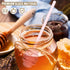 5.34 CALLARON Glass Honey Dipper Stick Clear Honey Stirring Stick Honey Server Spoon Jam Syrup Stirring Wand for Honey