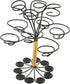 Yardwe Aluminum Wire Flower Stand, Air Plant Planter Holder for Tabletop Display and Decoration