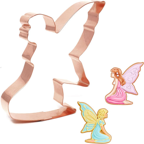 Garden Fairy Cookie Cutter, 4.5 Inch, Handcrafted in USA by The Fussy Pup