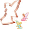 Garden Fairy Cookie Cutter, 4.5 Inch, Handcrafted in USA by The Fussy Pup