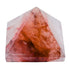 Red Hematoid Quartz Pyramid Crystal Healing Stones - 1.5" Great Pyramid Figurine for Meditation and Reiki