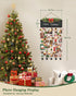 Bikoney Collage Picture Frames Wall Decor, Rustic Photo Hanging Display Board with Blackboard and 30 Clips for Home