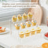 Acrylic Riser, Clear Display Risers Stand for Perfume Organizer, 3 Tiered Cupcake Shelf for Collection
