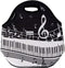 Wrapables Insulated Neoprene Lunch Bag with Musical Notes Design