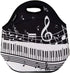 Wrapables Insulated Neoprene Lunch Bag with Musical Notes Design
