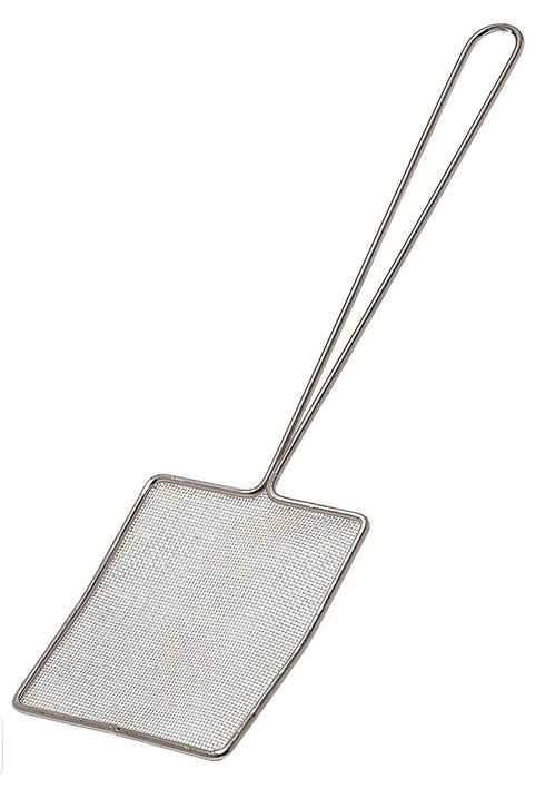 Browne 5" Fine Mesh Skimmer, Nickel-Plated