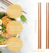 16.5 Inches Wooden Cooking Chopsticks, 2 Pairs Reusable Long Anti-Slip Chopsticks for Noodles, Frying, Hotpot