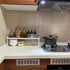 Small Expandable Shelf Organizer, 16~26" Stackable Kitchen Counter Rack for Narrow Space Storage, White