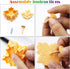 Cake Leaves Baking Pie Crust Cutters, Set of 4, Random Color