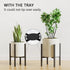 8 12 Inches Linpla Adjustable Metal Plant Stand Indoor Outdoor - Fits to Pots - Mid Century Modern Planter Stand Single