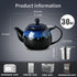 34OZ 6 KOOV Tea Pot with Infuser for Loose Tea, Ceramic Teapot with Infuser, Enough For Cups, Tea Pots with Tea