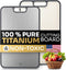 Premium Titanium Cutting Board Durable & Easy to Clean Metal Cutting Board
