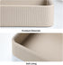 PU Leather Valet Tray Organizer, Modern Nightstand Organizer Bedside Desktop Storage for Womens and Men, Decorative
