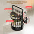 CLOKTA 2 Countertop Rotating Spice Rack with Paper Towel Holder, Tier Turntable Lazy Susan, Seasoning Organizer