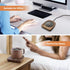 VOBAGA Imitation Wood Grain Coffee Cup Warmer & Mug Warmer for Desk, Electric Beverage Warmer Plate with 3 Temperature
