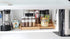 Lustiger Chef 3-Tier Countertop Spice Rack Organizer for Cabinet, Expandable Natural Bamboo Desk Shelf, Adjustable