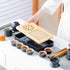 Set, Set 8oz Teapot,14-Piece ICHAG Japanese & Chinese Tea Adults' Portable Gongfu Tea with Teapet with Porcelain