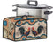 Rooster Boho Slow Cooker Dust Cover with Handle and Side Pocket for 6-8 Quart Kitchen Appliances