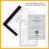 Magnetic Picture Frames, 4 Pack for 8.5 x 11 Photos, Perfect for Displaying Artworks on Fridge