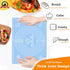 Silicone Pastry Mat for Baking, Non Stick Dough Rolling Mat with Measurement, 11.81 x 15.74 Inch
