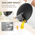 Vucchini Oil Dispenser Bottle Set - 10 oz Olive Oil Dispenser for Kitchen Cooking, Leakproof Glass Cruet