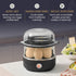 EGC1215B 14-Egg Elite Gourmet Easy Egg Cooker, Stainless-steel Heating Plate, Two-Tiered, Capacity, Soft, Medium