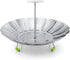 Steamer Basket, 3rd Generation Stainless Steel Vegetable Steamer with Extendable Handle for Instant Pot