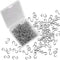 FEBSNOW 250pcs 0.55 Inch Mini S Hooks - Ornament Connectors for DIY Crafts with Storage Box