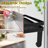 2 Pack 2 Paper Towel Holder Fridge Magnetic with Shelf - Paper Towel Holder Without Drilling + Magnet Spice Racks