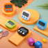 Weewooday 4 Pcs Magnetic Digital Timers - Multi Function Electronic Kitchen Timer with Loud Alarm for Cooking and Study