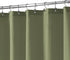 N&Y HOME Fabric Shower Curtain or Liner with Magnets, Sage Green, Hotel Quality, Machine Washable, 72x72