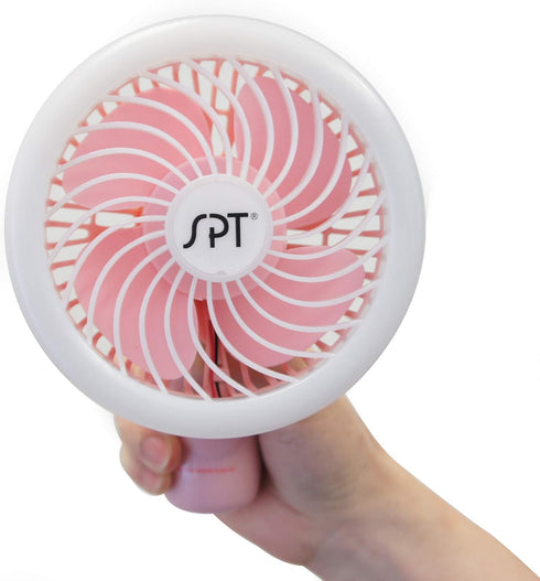 SF-007P: Personal Hand-Held Fan – Pink by SPT