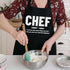 Chef Aprons for Men Women - Kitchen Apron with Pockets for Cooking, Grilling Gifts for Dad, Mom, Birthday, Christmas