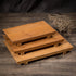 THY COLLECTIBLES Sashimi Sushi Bamboo Serving Geta Plate, Japanese Style Tableware Bamboo Sushi Board