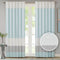 Madison Park Window Curtain Single Panel, Faux Silk, Rod Pocket, Room Darkening for Living Room, 50x84, Aqua