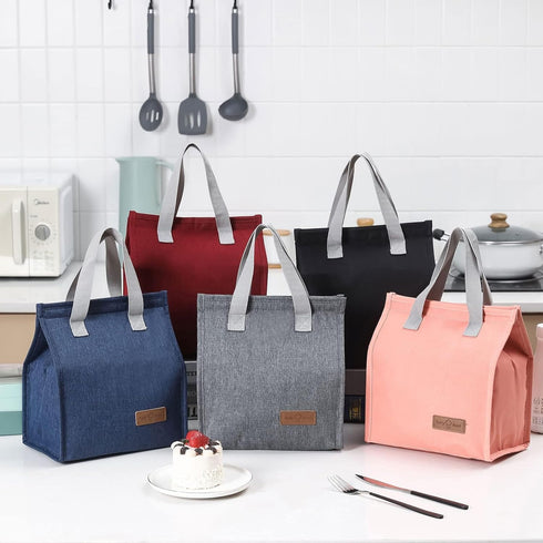 TELLUMO Insulated Lunch Bag - Large Reusable Leakproof Tote for Women Men, Perfect for Office, School, Beach or Travel