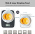NUTRI FIT Digital Food Scale - 11lb Kitchen Scale with 0.1oz/1g Precision, LCD Display, Tare Function for Cooking
