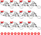 FERRODAY 12-Pack 18mm Glass Bottle Caps with Replacement Silicone Gaskets, Airtight, Leakproof, Easy Swing Top